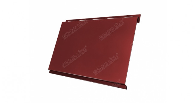 Вертикаль 0,2 classic 0,5 Satin с пленкой RAL 3009 оксидно-красный Вертикаль 0,2 classic 0,5 Satin с пленкой RAL 3009 оксидно-красный