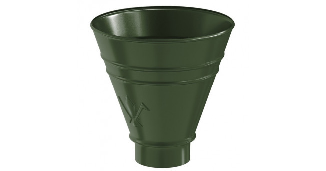 Воронка водосборная круглая Aquasystem 90мм GreenCoat Pural BT RR 11 (зеленый)