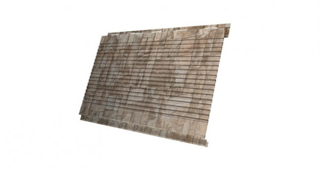 Вертикаль 0,2 gofr 0,45 Print Elite с пленкой Fine Stone