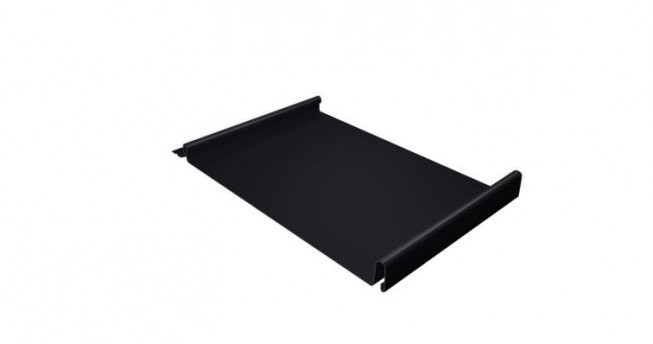 Кликфальц Grand Line 0,5 Rooftop Matte с пленкой RAL 9005 черный