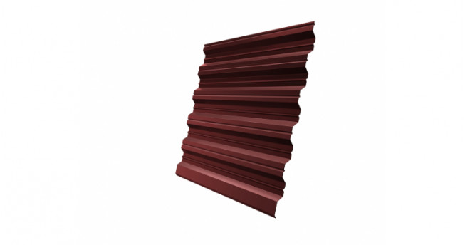 Профнастил HC35R 0,5 GreenCoat Pural RR 29 красный (RAL 3009 оксидно-красный)