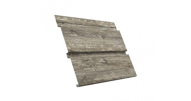 Металлический софит Квадро брус с перфорацией 0,45 Print Elite Nordic Wood