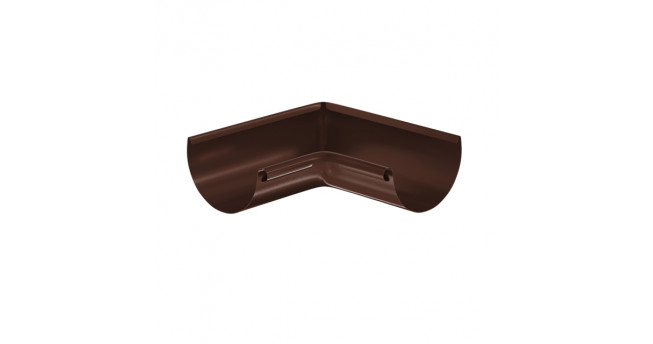 Угол 90 гр. внутренний Aquasystem 125мм GreenCoat Pural BT RAL 8017 (коричневый)