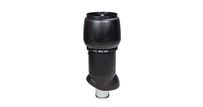 Выход вытяжки XL 160х300х700 ИЗ черный с колпаком