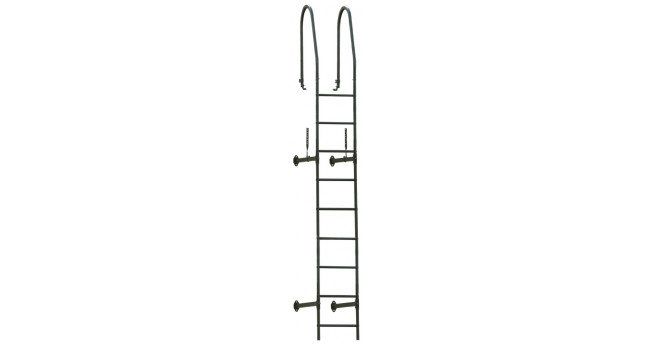 Лестница стеновая Grand Line RAL 8017 3м