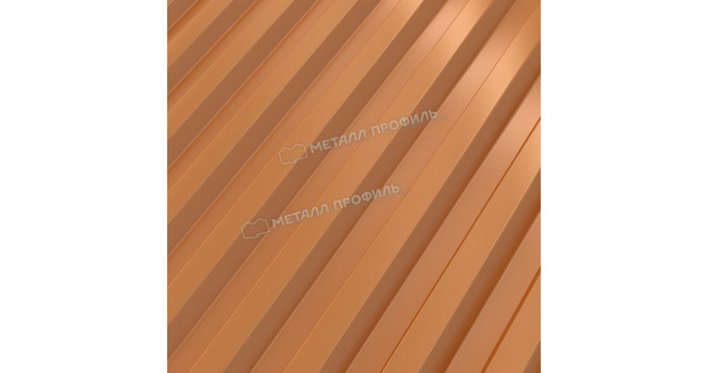 Профилированный лист С-21x1000-B (AGNETA_Д-20-Copper-0,5)