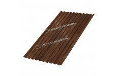 Профилированный лист С-21x1000-B (ECOSTEEL-01-МореныйДуб-0,5)