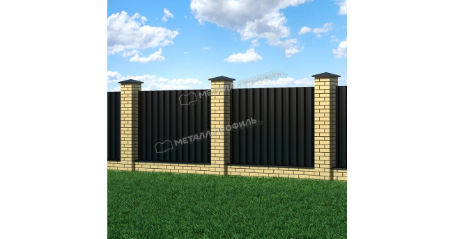 Профилированный лист Н-60x845-B (VikingMP E-20-9005-0,5) Профилированный лист Н-60x845-B (VikingMP E-20-9005-0,5)
