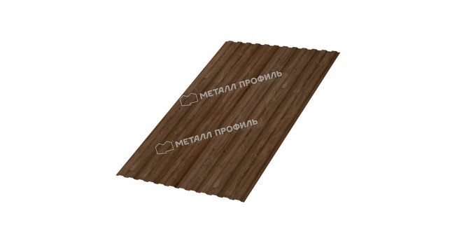 Профилированный лист МП-10x1100-A (ECOSTEEL_MA-01-МореныйДуб-0,5)
