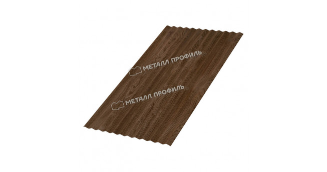 Профилированный лист МП-18x1100-A (ECOSTEEL_MA-01-МореныйДуб-0,5)