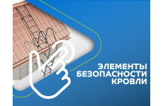 Лестница кровельная стеновая МП дл. 1860 мм без кронштейнов (2004)_1шт и метизы