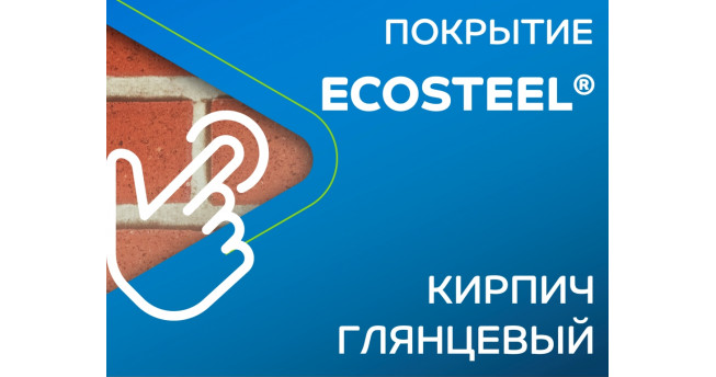 Профилированный лист МП-20x1100-B (ECOSTEEL-01-Кирпич-0,5)